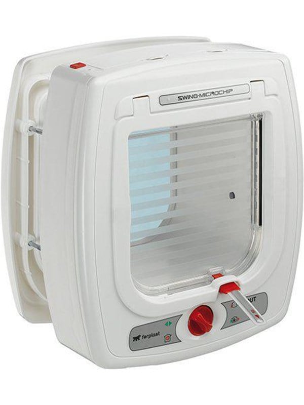 Ferplast - Cat flap Swing Microchip 22.5 x 16.2 x 25.2 cm - (705.2080) Katte