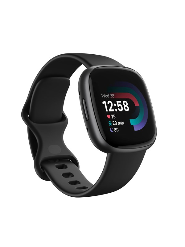 Fitbit Versa 4 Black/Graphite Smartwatch Sportsur Aktivitetstracker