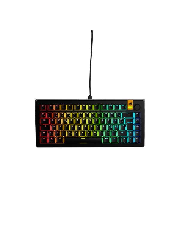 Glorious GMMK 3 HE 75% - Nordisk - Sort Tastatur