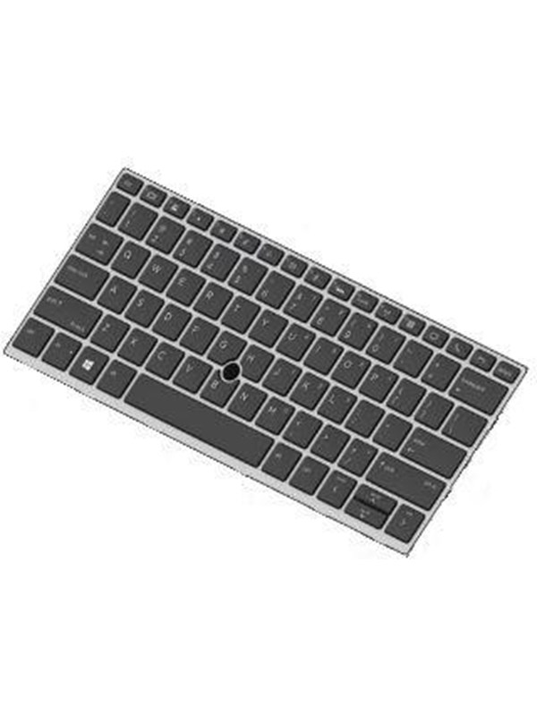 HP DualPoint - Bærbar tastatur - til udskiftning - Engelsk - UK Tastatur