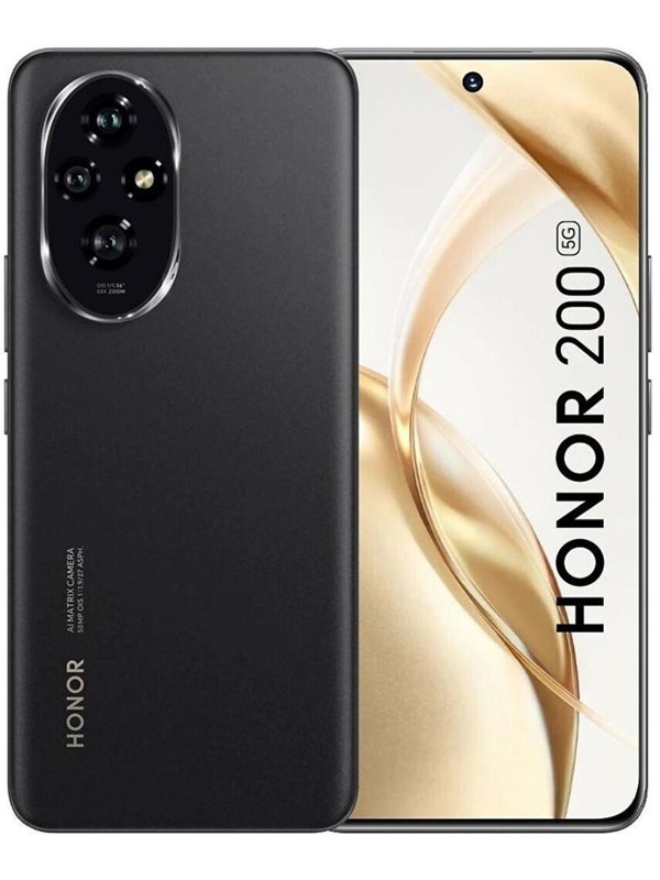 Honor 200 256GB/8GB - Black Mobil