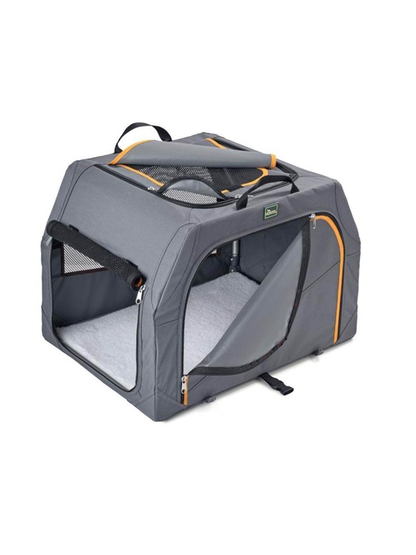 Hunter - Foldable dog box with aluminum frame M - (62584) Hunde