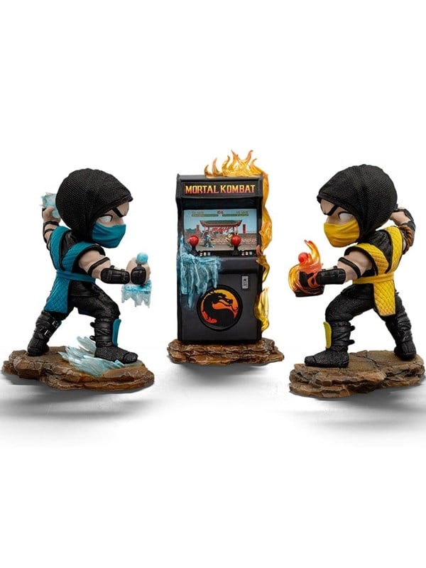 Iron Studios - Mortal Kombat - Scorpion Vs Sub-zero Arcade Set Minico Figures - Figur Merchandise