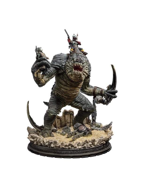 Iron Studios - Star Wars - Boba Fett & Rancor Statue Demi Scale 1/20 - Figur Merchandise
