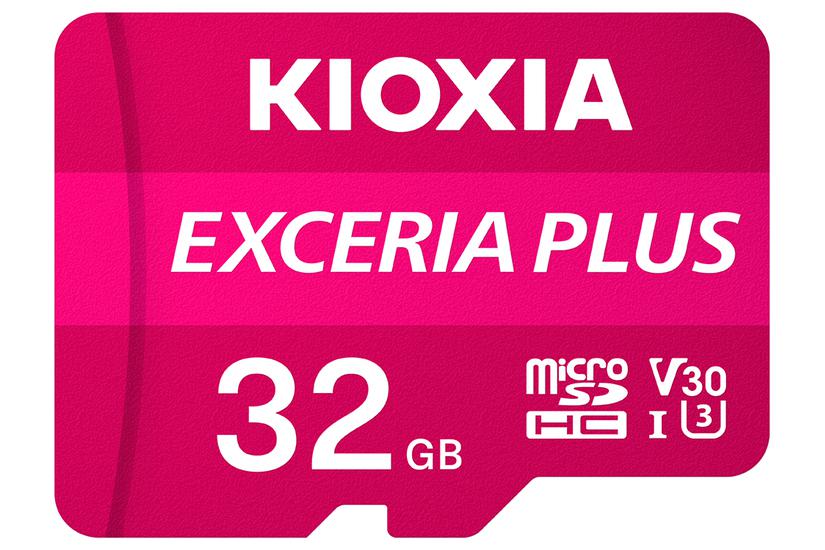 KIOXIA EXCERIA PLUS - flashhukommelseskort - 32 GB - microSDHC UHS-I IT og elektronik > Hardware > Lagring og backup > Flash Hukommelse > Flash Kort > Micro-SD Kort
