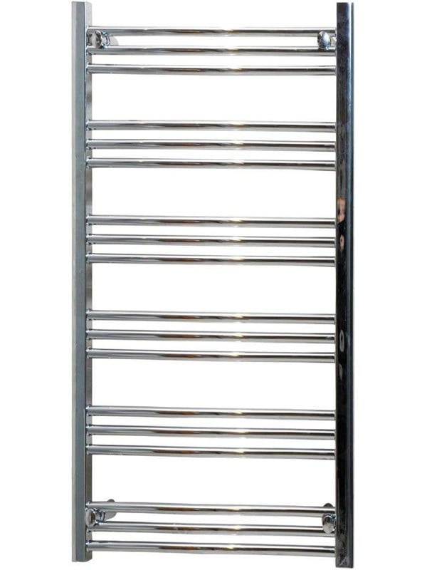 Kriss skandi håndklædetørrer 1140 x 600 mm krom plan Haandklaederadiator og tilbehoer