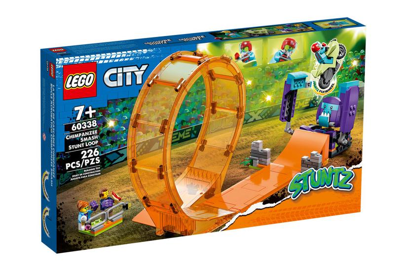 LEGO City Stuntz 60338 - Smashing Chimpanzee Stunt Loop - byggesæt Børn og legetøj > Legetøj > Byggesæt og -blokke > LEGO