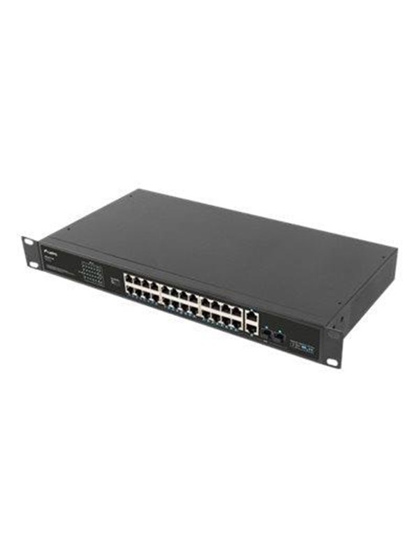 Lanberg RSFE-24P-2C-360 - switch - 24 ports - unmanaged - rack-mountable Switch