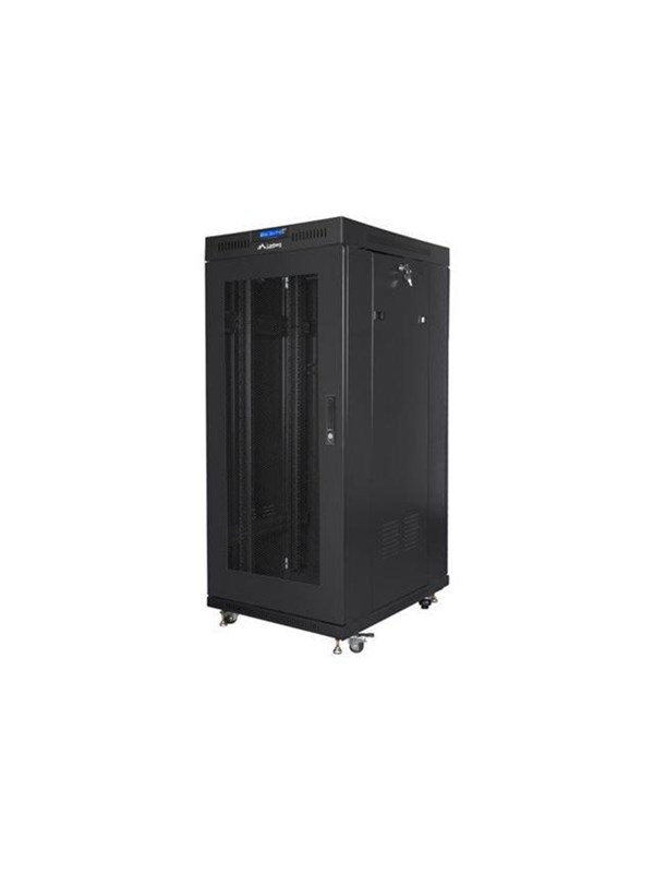 Lanberg V2 - rack - flat pack with mesh door 600x800 - 27U Rack skabe