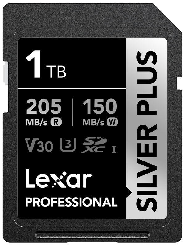 Lexar Professional SILVER PLUS SDXC - 205MB/s - 1TB Hukommelseskort