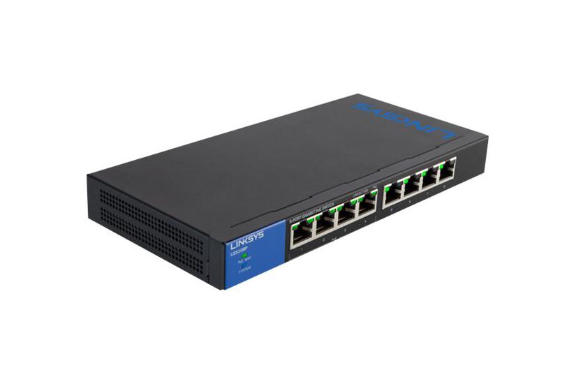 Linksys Business LGS108P - switch - 8 porte - ikke administreret IT og elektronik > Netværk > Hubs og switches > Gigabit hubs og switches