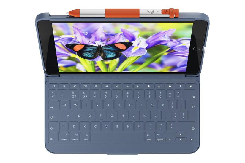 Logitech Rugged Lite - tastatur og folio-kasse - marineblå Indgangsudstyr IT og elektronik > Hardware > Tastatur og mus > Tastaturer > Trådløse tastaturer