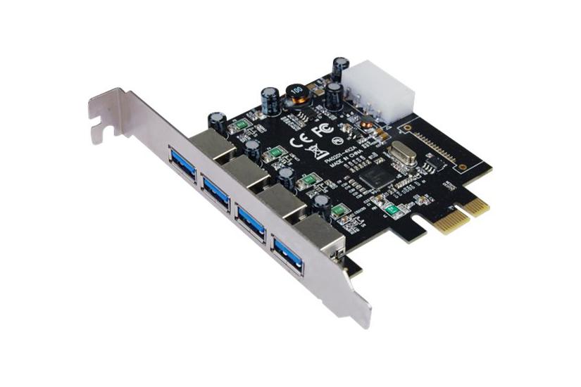 Longshine LCS-6380-4 - USB-adapter - PCIe 2.0 - USB 3.0 x 4 IT og elektronik > Netværk > Netværkskort > PCI-E Netværkskort