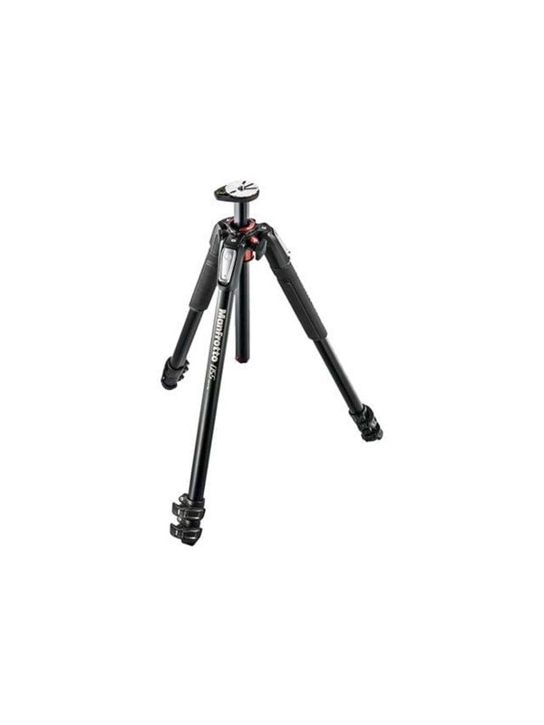 Manfrotto 055 aluminium 3-section photo tripod with horizontal column Stativ