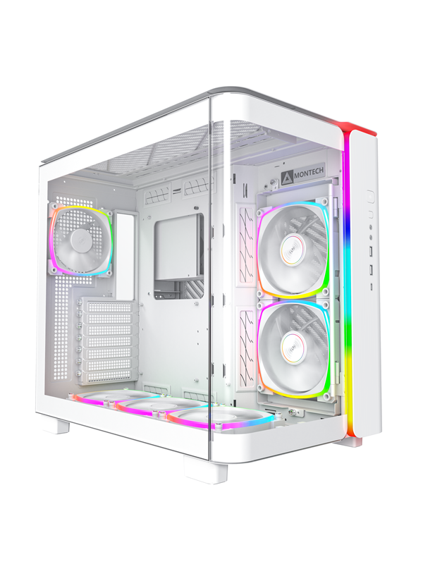 Montech King 95 Pro - White - Kabinet - Miditower - Hvid Kabinet