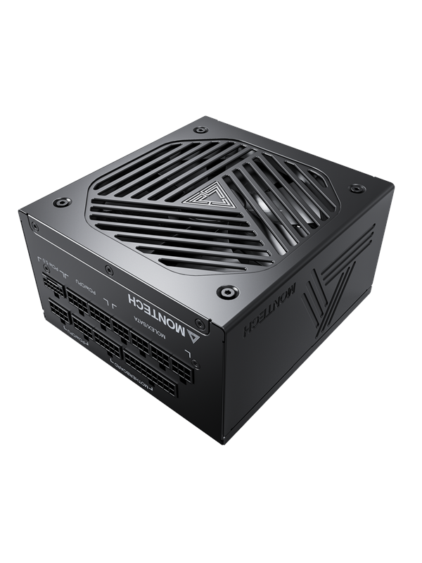 Montech Titan 850 Strømforsyning - 850 Watt - 135 mm - ATX - 80 Plus Gold certified Stroemforsyning