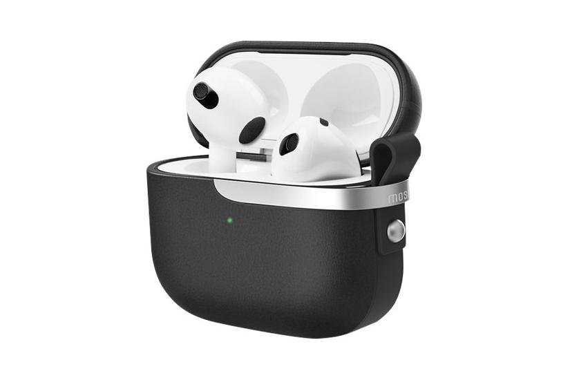 Moshi Pebbo Luxe - taske til trådløse ørespidsers opladningsetui IT og elektronik > TV/Hi-Fi > Tilbehør til TV og Hi-Fi > Tasker