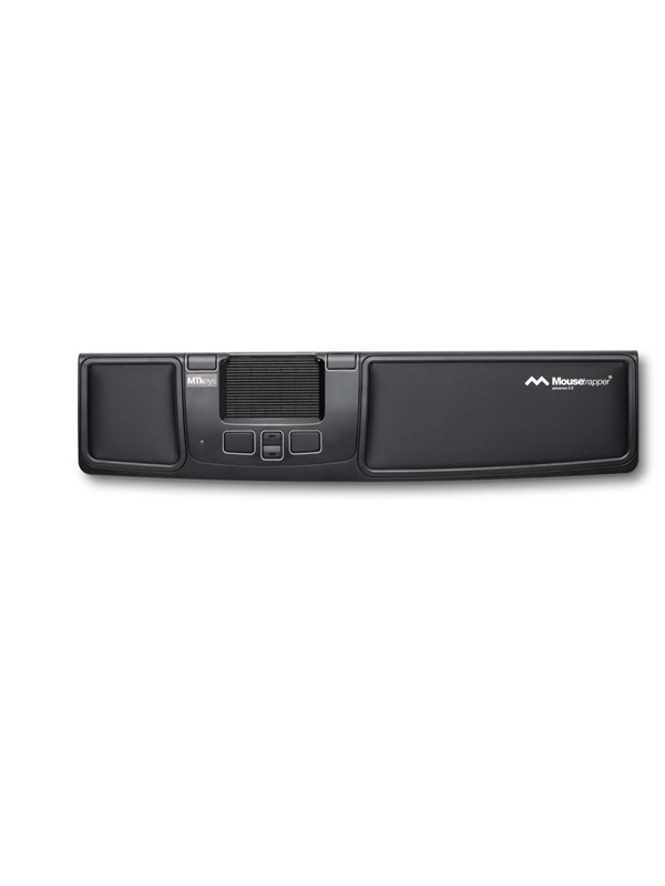 Mousetrapper Advance 2.0 - Black/White - Trackbar - Touch - 6 knapper - Sort Mus