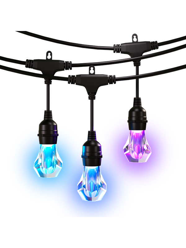 Nanoleaf Essentials Matter Smart Multicolor Outdoor String Lights Smarter Kit - 30 m Smart Home