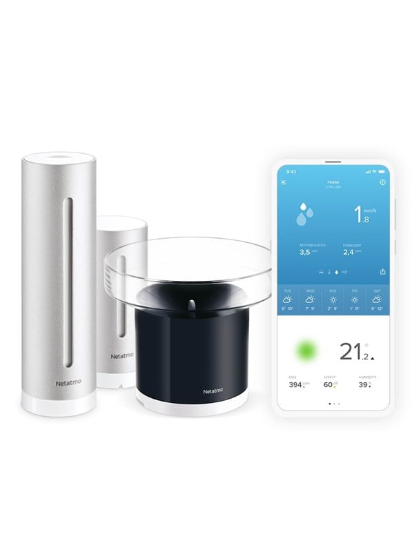 Netatmo Smart Vejrstation Inkl. Regnmåler Smart Home