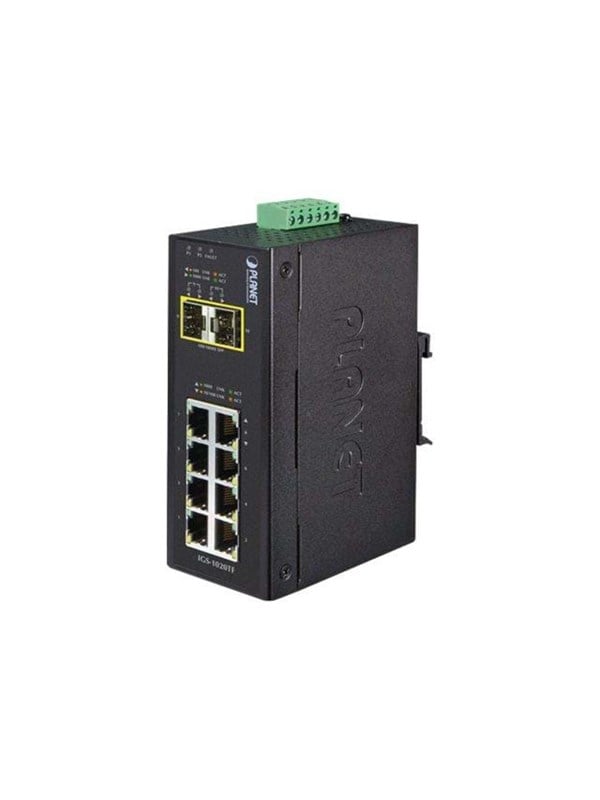 PLANET SWITCH IGS-1020TF (8-PORT 1000BASE-T + 2-PO Switch