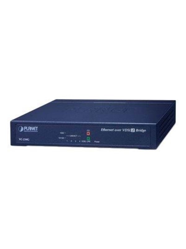 PLANET VC-234G 4-Port 10/100/1000T Ethernet to VDSL2 Bridge Repeater Transceiver