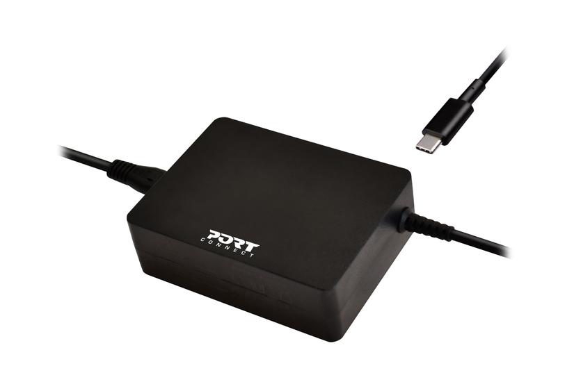PORT Connect POWER SUPPLY TYPE C - strømforsyningsadapter - 90 Watt IT og elektronik > Hardware > Strømforsyninger > Strømadaptere og opladere