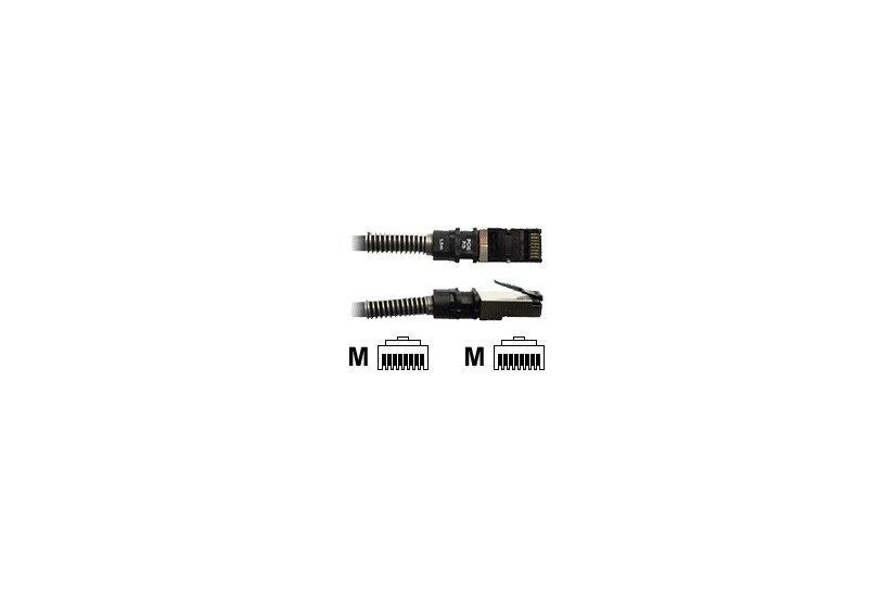 PatchSee PCI6Patch - patchkabel - 2.4 m - sort IT og elektronik > Netværk > Netværkskabler > Twisted pair-kabler > Cat 6a Kabler