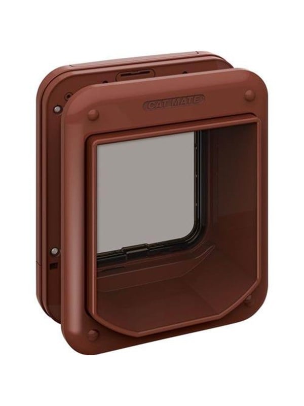 Petmate Microchip Cat Flap - Brown Katte