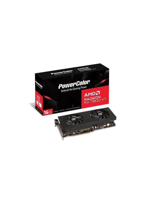 PowerColor Radeon RX 7800 XT - 16GB GDDR6 RAM - Grafikkort Grafikkort