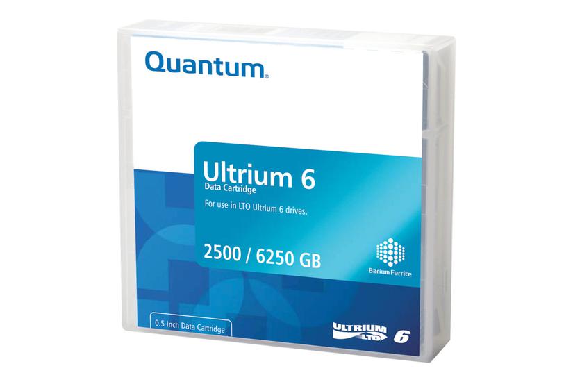 Quantum - LTO Ultrium 6 x 1 - 2.5 TB - lagringsmedie IT og elektronik > Hardware > Lagring og backup > Lagringsmedier > Bånd Medier