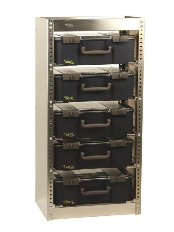 Raaco S221 carrylite reol 5x150-9 samlet Vaerktoej