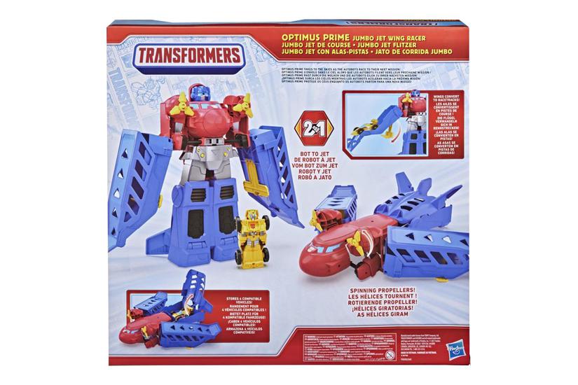 Transformers - Optimus Prime Jumbo Jet Wing Racer Playset - Actionfigur Børn og legetøj > Legetøj > Action- og legetøjsfigurer > Actionfigurer