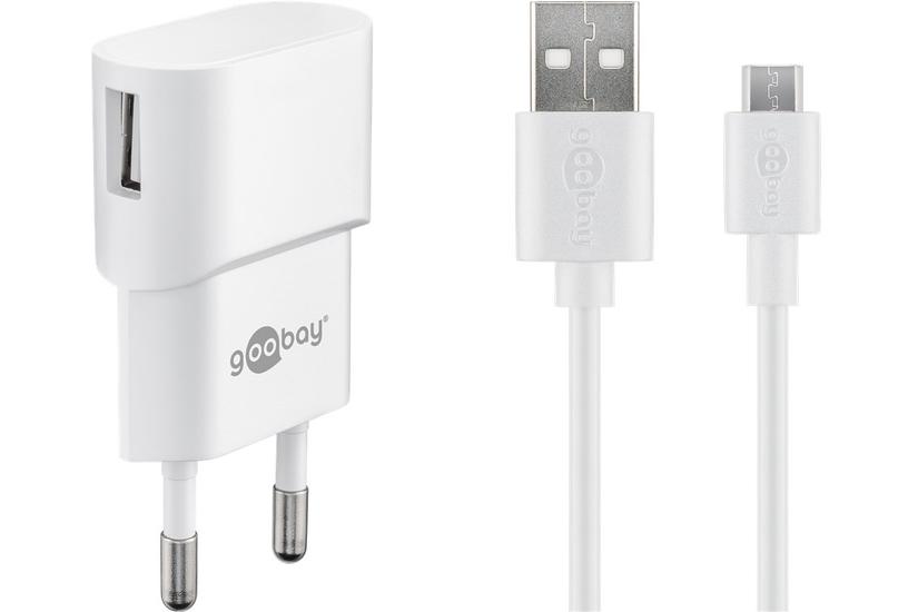 goobay Micro USB charger set 1 A