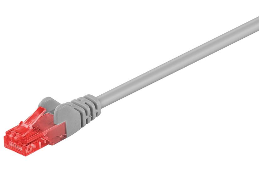 goobay netværkskabel - 5 m - grå IT og elektronik > Netværk > Netværkskabler > Twisted pair-kabler > Cat 6 kabler