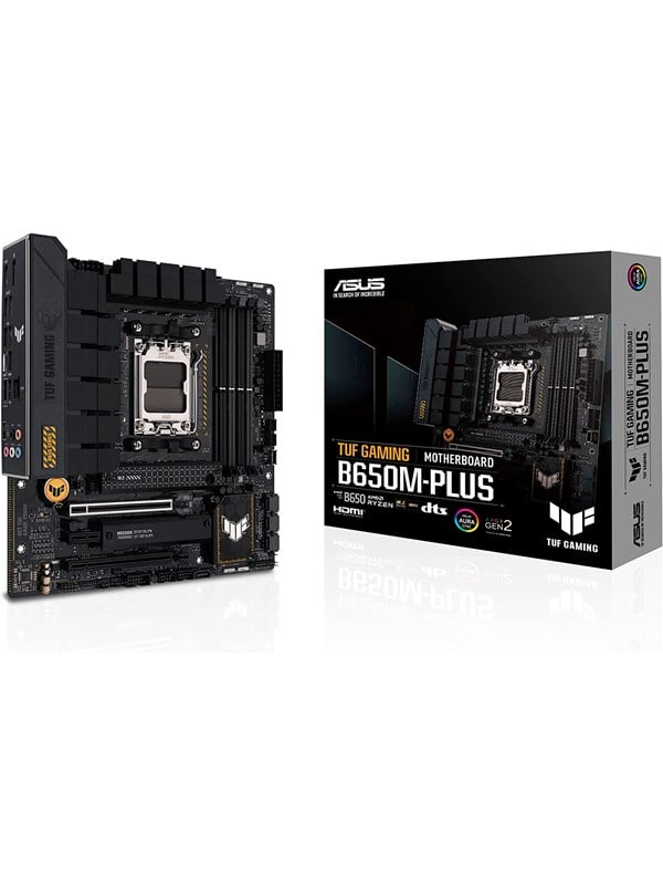 ASUS TUF GAMING B650M-PLUS Bundkort - AMD B650 - AMD AM5 socket - DDR5 RAM - Micro-ATX Bundkort