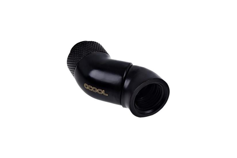Alphacool Eiszapfen Connector Series Double 45° Angle Adapter - flydende kølesystem vinklet fitting-adapter IT og elektronik > Hardware > Blæsere og køling > Vandkøling