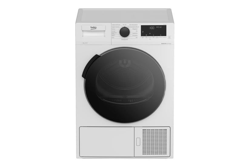 Beko DHC946GX tørremaskine - frontbetjening - fritstående - hvid Husholdning > Husholdningsapparater > Vaskemaskiner og tørretumblere > Tørretumblere