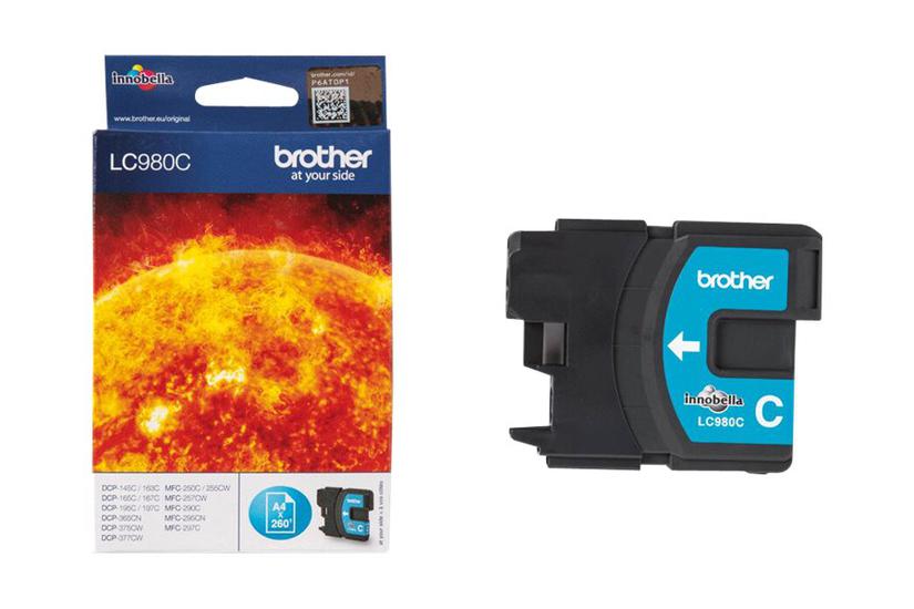Brother LC980C - cyan - original - blækpatron IT og elektronik > Scan/Print > Blæk og toner > Blækpatroner (inkjet) > Printpatroner