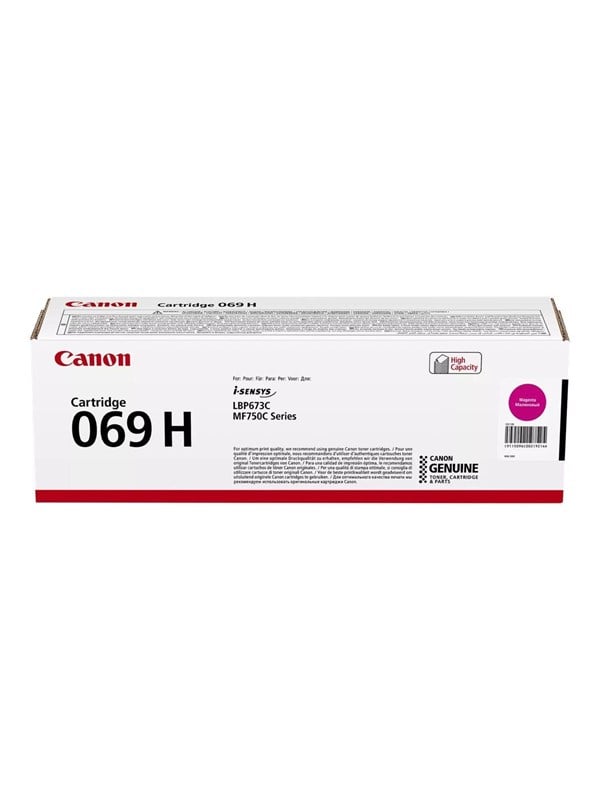 Canon CRG 069H / 5096C002 High Magenta - Lasertoner Magenta Blaek Toner Forbrugsstoffer