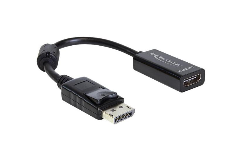Delock Adapter Displayport male > HDMI female - videoadapter - DisplayPort / HDMI - 12.5 cm IT og elektronik > Hardware > Kabler > HDMI Kabler
