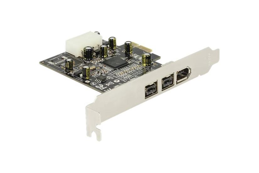 Delock PCI Express card FireWire A / B Videooptagelsesadapter IT og elektronik > Hardware > Grafikkort > Videooptagelseskort