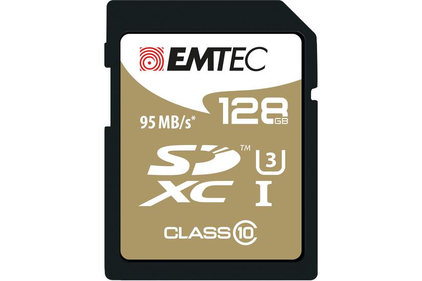 Emtec ECMSD128GXC10SP hukommelseskort 128 GB SDXC Klasse 10 IT og elektronik > Hardware > Lagring og backup > Flash Hukommelse > Flash Kort