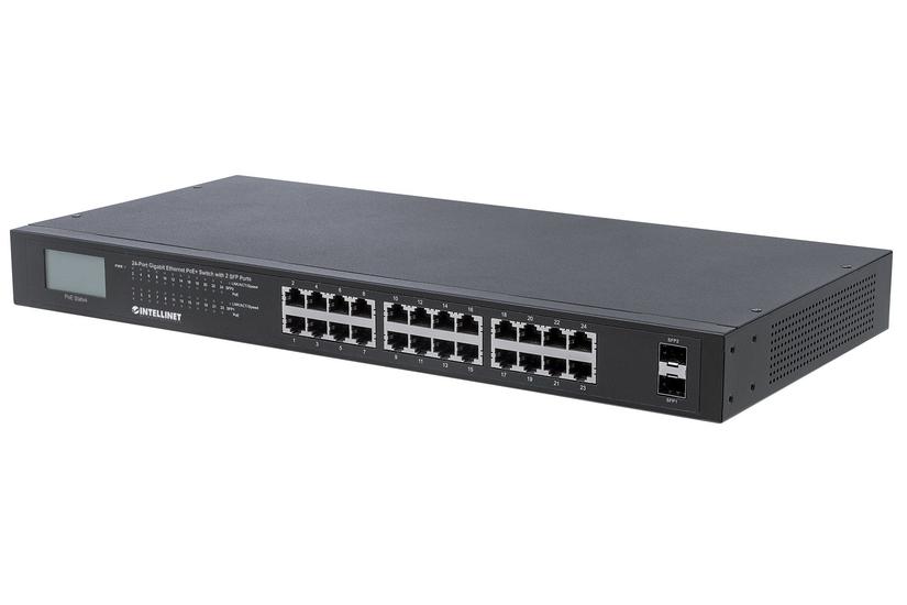 Intellinet 561242 netværksswitch Ikke administreret Gigabit Ethernet (10/100/1000) Strøm over Ethernet (PoE) 1U Sort IT og elektronik > Netværk > Hubs og switches > Gigabit hubs og switches