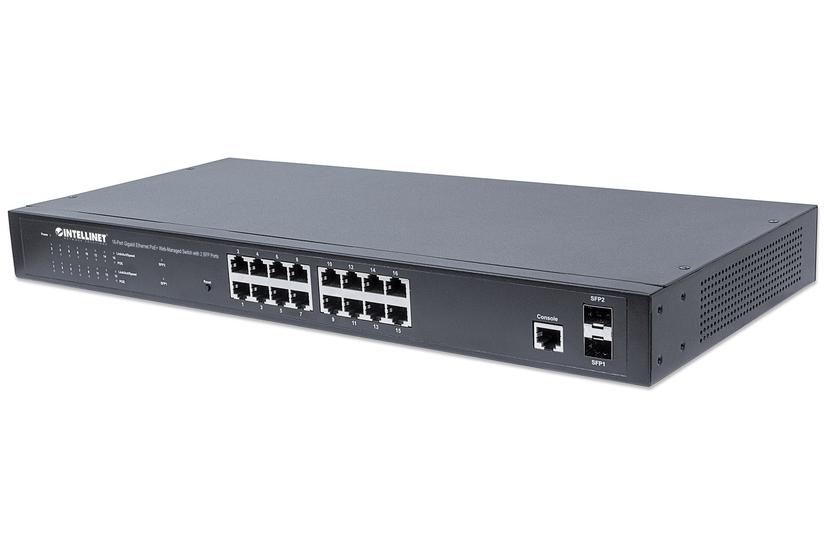 Intellinet 561341 netværksswitch Administreret L2+ Gigabit Ethernet (10/100/1000) Strøm over Ethernet (PoE) 1U Sort IT og elektronik > Netværk > Hubs og switches > Gigabit hubs og switches