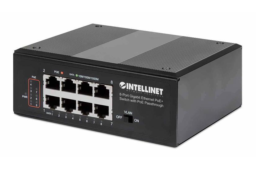 Intellinet 561624 netværksswitch Gigabit Ethernet (10/100/1000) Strøm over Ethernet (PoE) Sort IT og elektronik > Netværk > Hubs og switches > Gigabit hubs og switches
