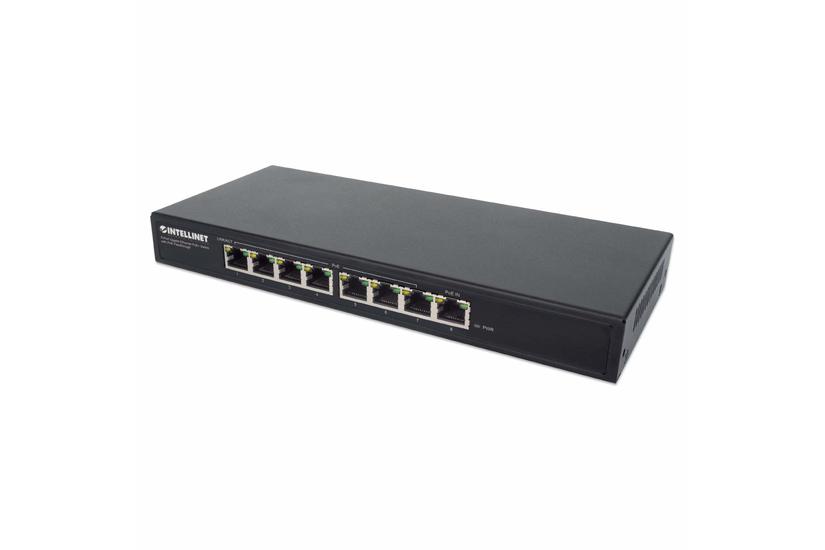 Intellinet 561679 netværksswitch Gigabit Ethernet (10/100/1000) Strøm over Ethernet (PoE) Sort IT og elektronik > Netværk > Hubs og switches > Gigabit hubs og switches
