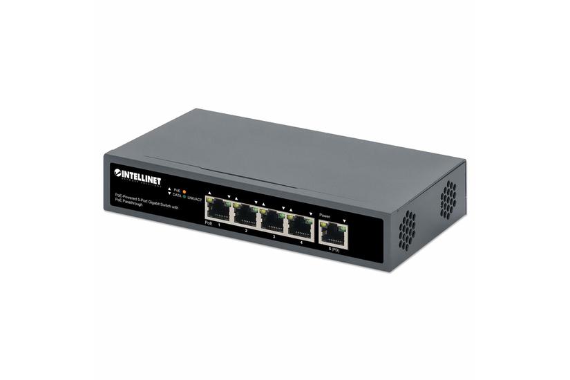 Intellinet 561808 netværksswitch Gigabit Ethernet (10/100/1000) Strøm over Ethernet (PoE) IT og elektronik > Netværk > Hubs og switches > Gigabit hubs og switches