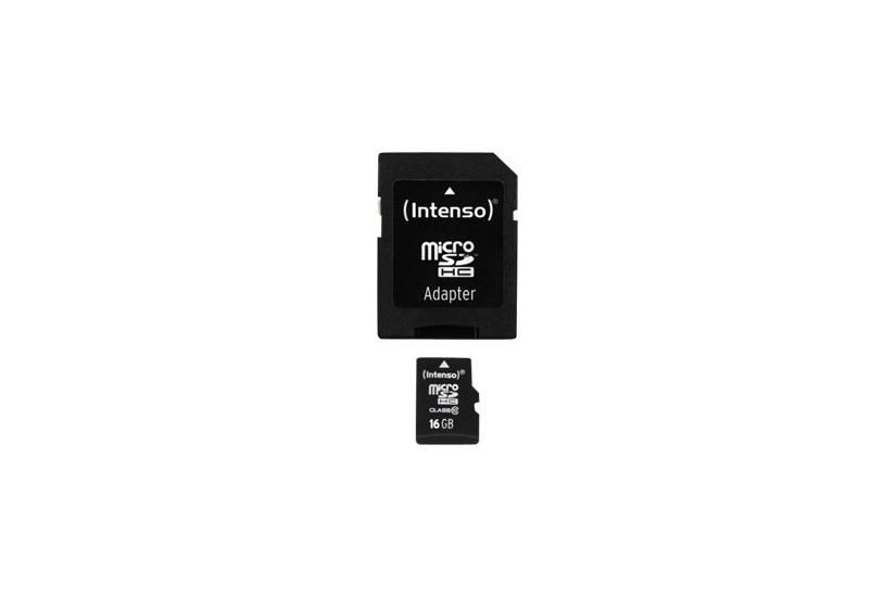 Intenso Class 10 - flashhukommelseskort - 16 GB - microSDHC IT og elektronik > Hardware > Lagring og backup > Flash Hukommelse > Flash Kort > Micro-SD Kort