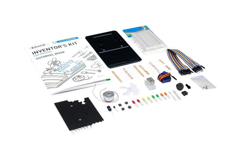 Kitronik Inventors Kit for Arduino - gør det selv-sæt (pakke med 20) PC / bærbar > Enkeltkort-computere og tilbehør > Gør det selv elektroniksæt